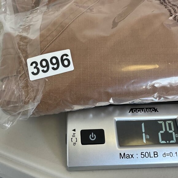 Carhartt Womens Force Cargo Shortalls Size M (8/10) Stretch Utility Tan Brown - Picture 11 of 11